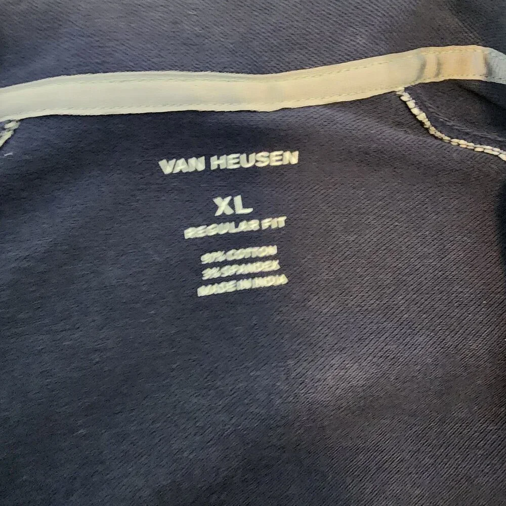 Van Heusen Men's Shirt - Long Sleeve - Black Size XL - NWT - Picture 3 of 5
